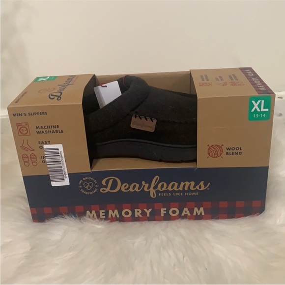 Men’s Memory Foam Slippers - Picture 1 of 5